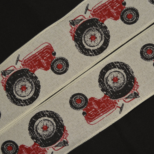 Wired Red Tractor Ribbon - Flippin Ribbon