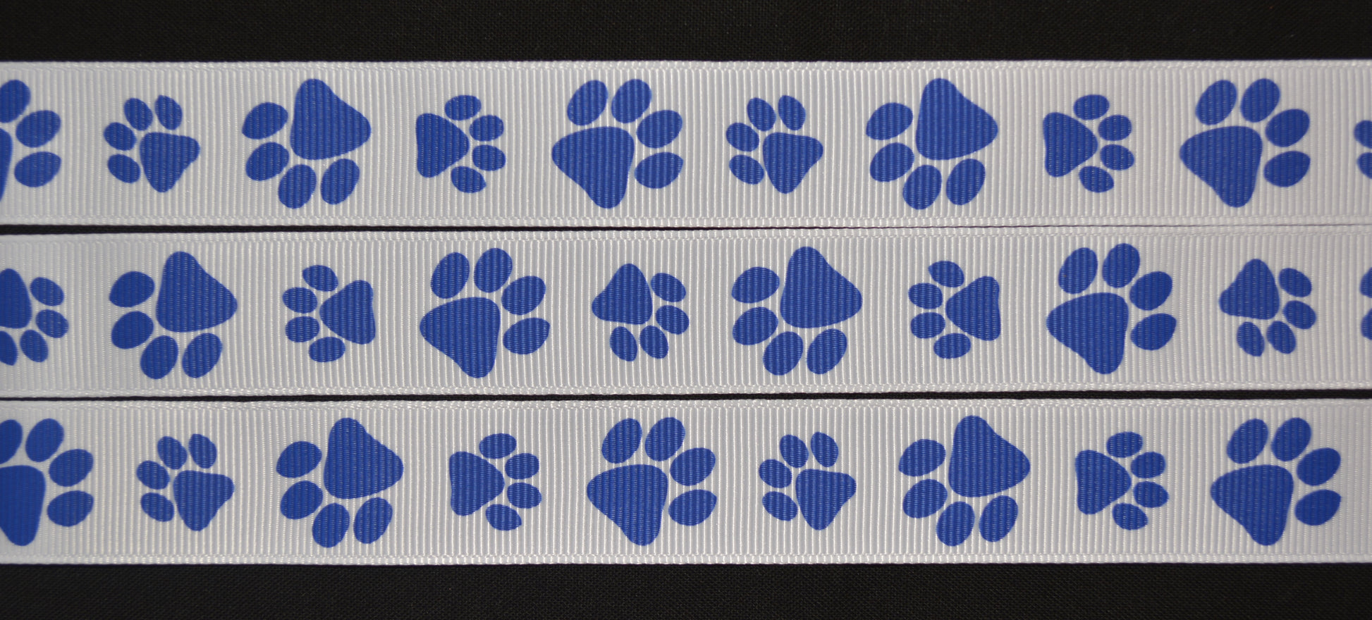 Paw Print Printed Grosgrain Ribbon, 7/8 inch