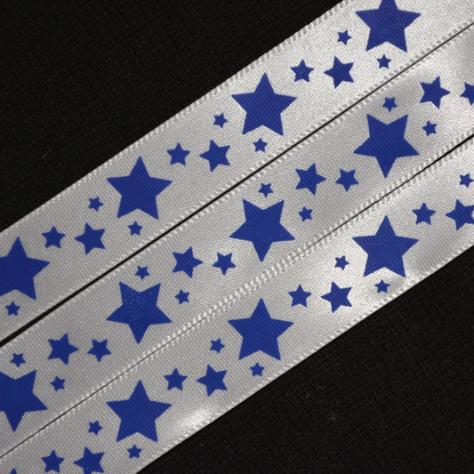 Royal Blue Star Ribbon - Flippin Ribbon