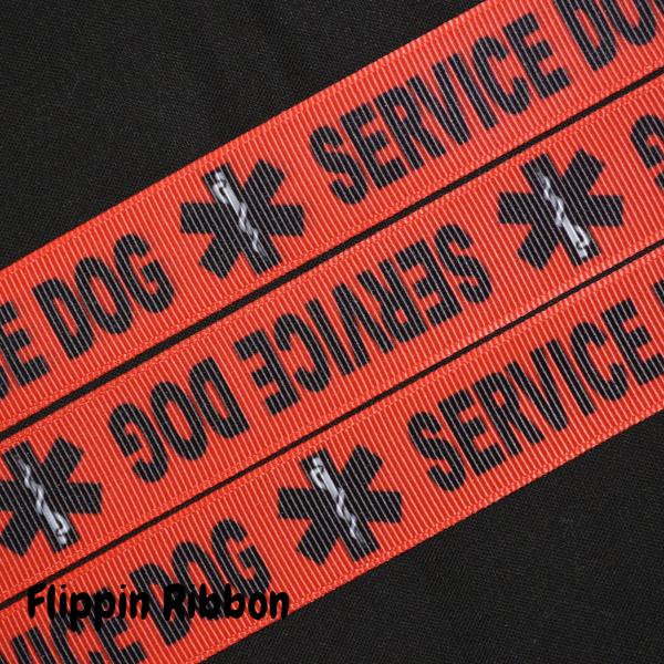 service dog ribbon - Flippin Ribbon