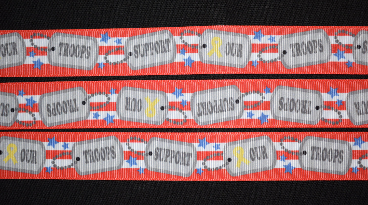 Support Our Troops Ribbon - Flippin Ribbon