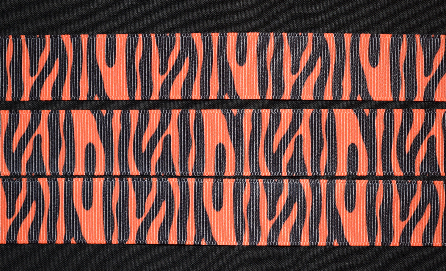 Tiger Print Grosgrain Ribbon - Flippin Ribbon